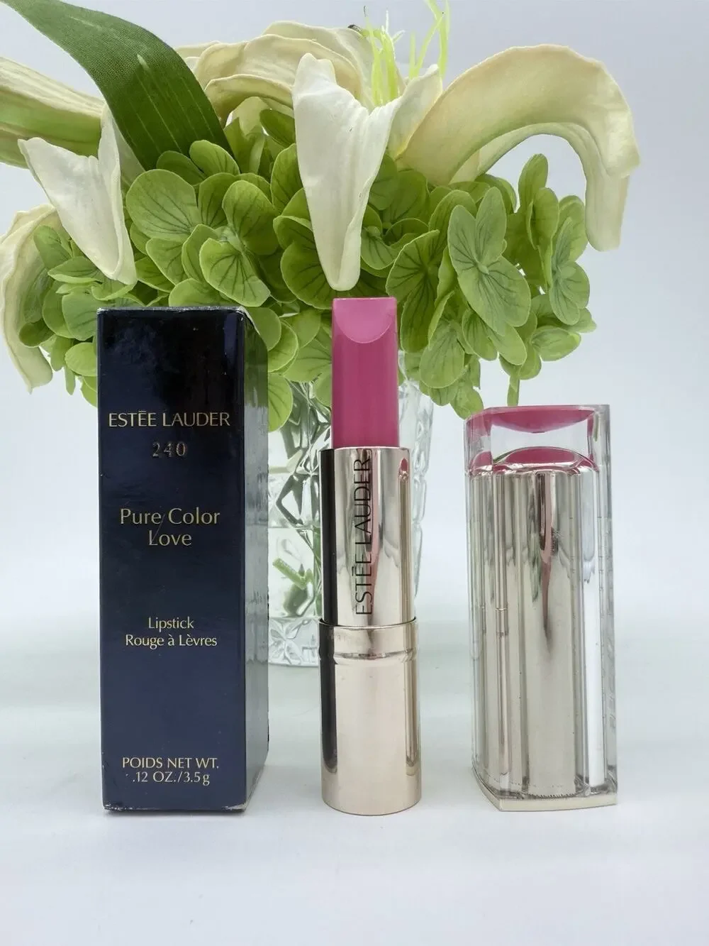 ESTEE LAUDER Pure Color Love Lipstick 240 Pret-A-Party New in Box